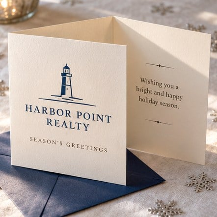 Custom Folded Christmas Cards
